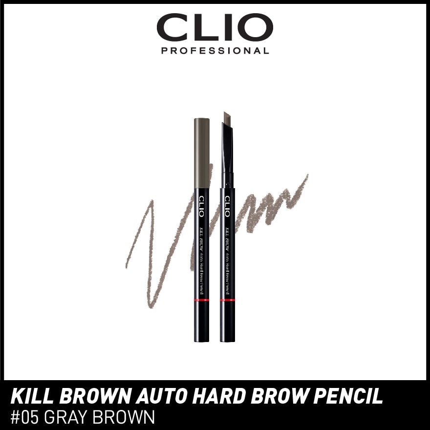 Kill Brown Auto Hard Brow Pencil 05 Gray Brown 1s