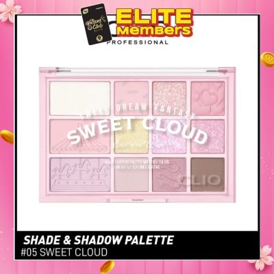 CLIO Shade & Shadow Palette 05 Sweet Cloud 1s