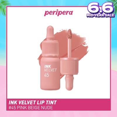 PERIPERA Ink Velvet Lip Tint 45 Pink Beige Nude 1s