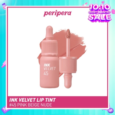 PERIPERA Ink Velvet Lip Tint 45 Pink Beige Nude 1s