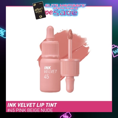 PERIPERA Ink Velvet Lip Tint 45 Pink Beige Nude 1s