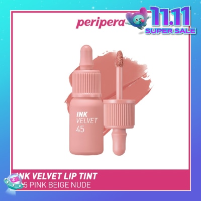 PERIPERA Ink Velvet Lip Tint 45 Pink Beige Nude 1s