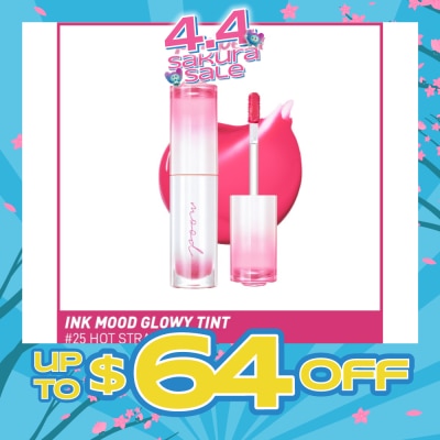 PERIPERA - Ink Mood Glowy Tint 25 Hot Strawberry 1s