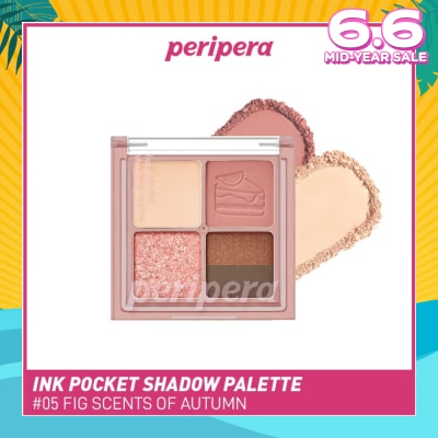 PERIPERA Ink Pocket Shadow Palette 05 Fig Scents Of Autumn 6g