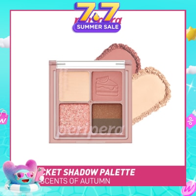 PERIPERA - Ink Pocket Shadow Palette 05 Fig Scents Of Autumn 6g (Expiry: Mar`2027)