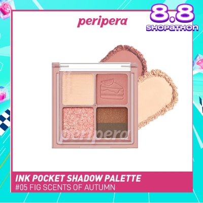 PERIPERA Ink Pocket Shadow Palette 05 Fig Scents Of Autumn 6g