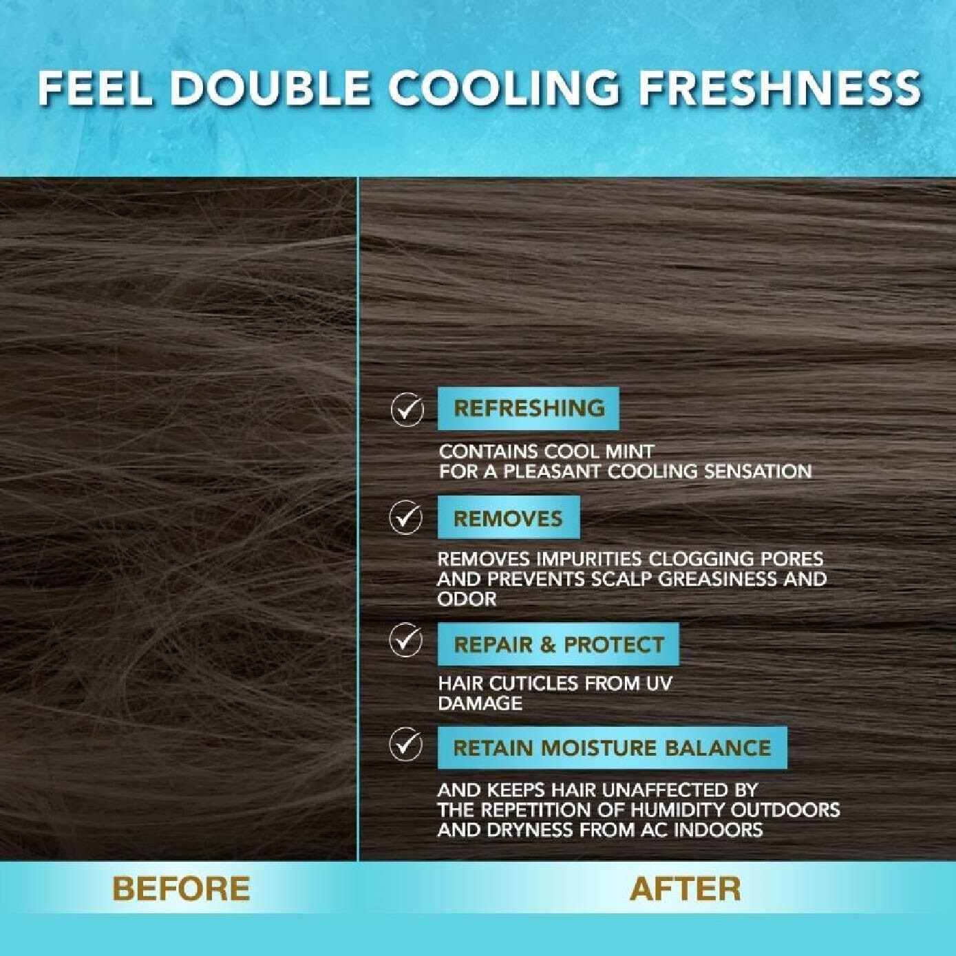 Premium Cool & Repair Shampoo (For Flat & Oily Hair) 490ml