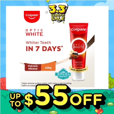 COLGATE Optic White Volcanic Toothpaste 100g