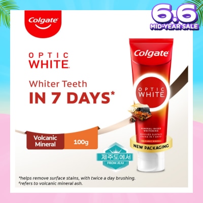 COLGATE Optic White Volcanic Toothpaste 100g