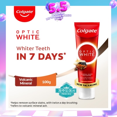 COLGATE - Optic White Volcanic Toothpaste 100g
