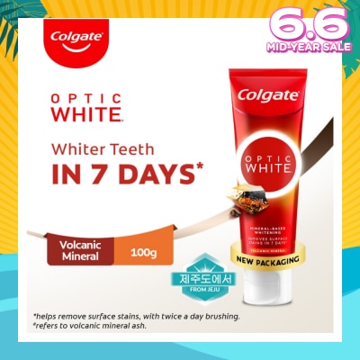 COLGATE Optic White Volcanic Toothpaste 100g