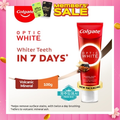 COLGATE Optic White Volcanic Toothpaste 100g