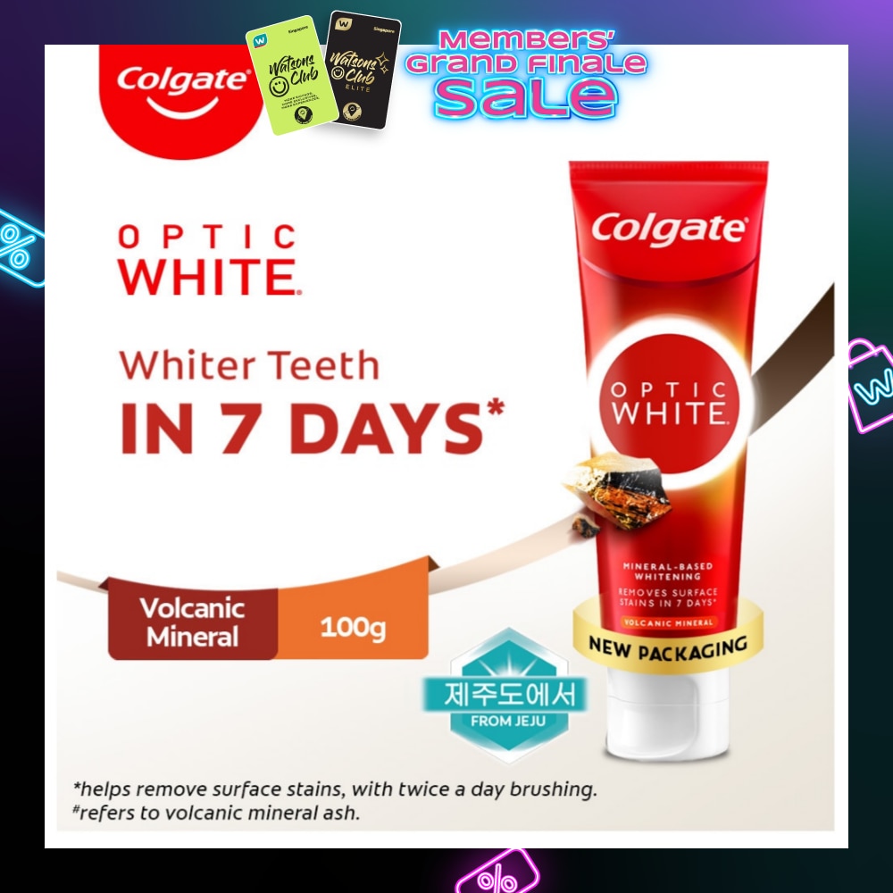 Optic White Volcanic Toothpaste 100g