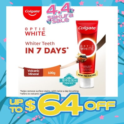 COLGATE - Optic White Volcanic Toothpaste 100g