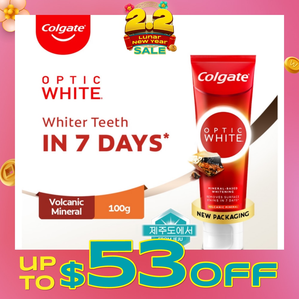 Optic White Volcanic Toothpaste 100g