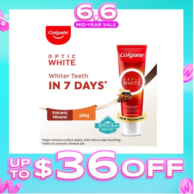 COLGATE - Optic White Volcanic Toothpaste 100g