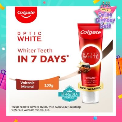COLGATE Optic White Volcanic Toothpaste 100g