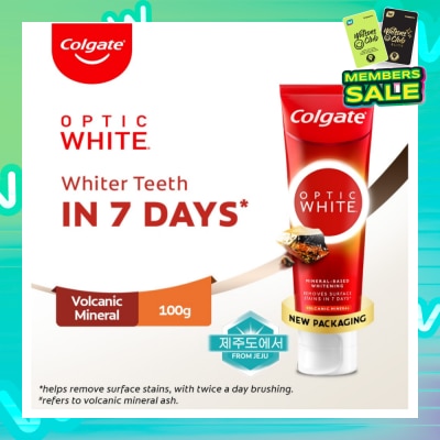 COLGATE Optic White Volcanic Toothpaste 100g