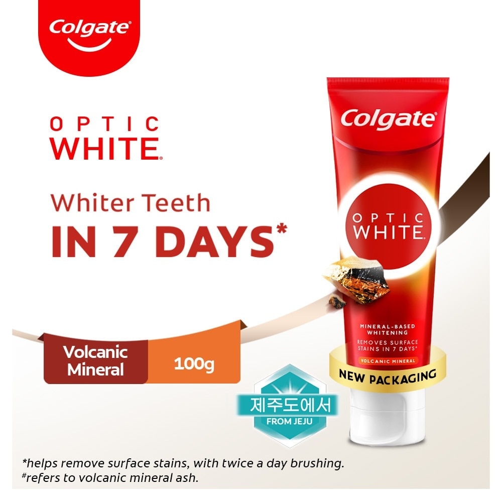 Optic White Volcanic Toothpaste 100g