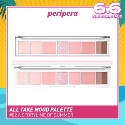 PERIPERA All Take Mood Palette Eyeshadow 02 A Storyline Of Summer 1s