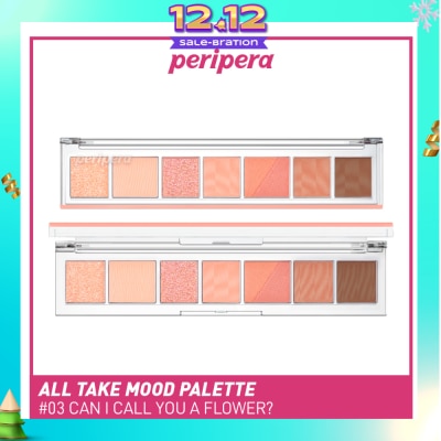 PERIPERA All Take Mood Palette Eyeshadow 03 Can I Call You A Flower? 1s