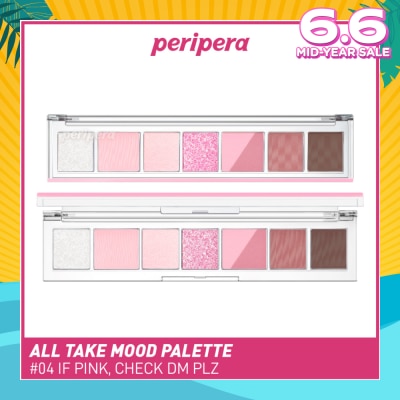 PERIPERA All Take Mood Palette Eyeshadow 04 If Pink, Check DM Plz 1s