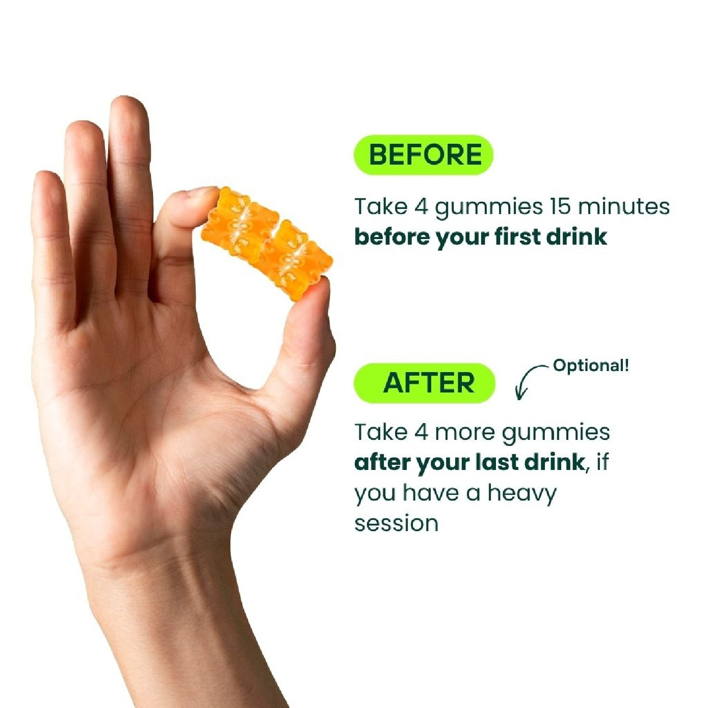 Anti-Hangover & Liver Protection Gummy Supplement 5s