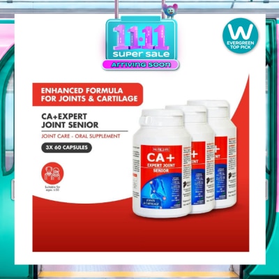 NUTRILIFE CA+ Expert Joint Senior Vegecaps (Triple Pack) 60s x 3 image