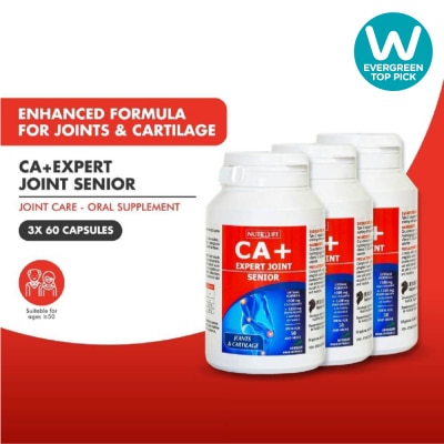 NUTRILIFE CA+ Expert Joint Senior Vegecaps (Triple Pack) 60s x 3 image