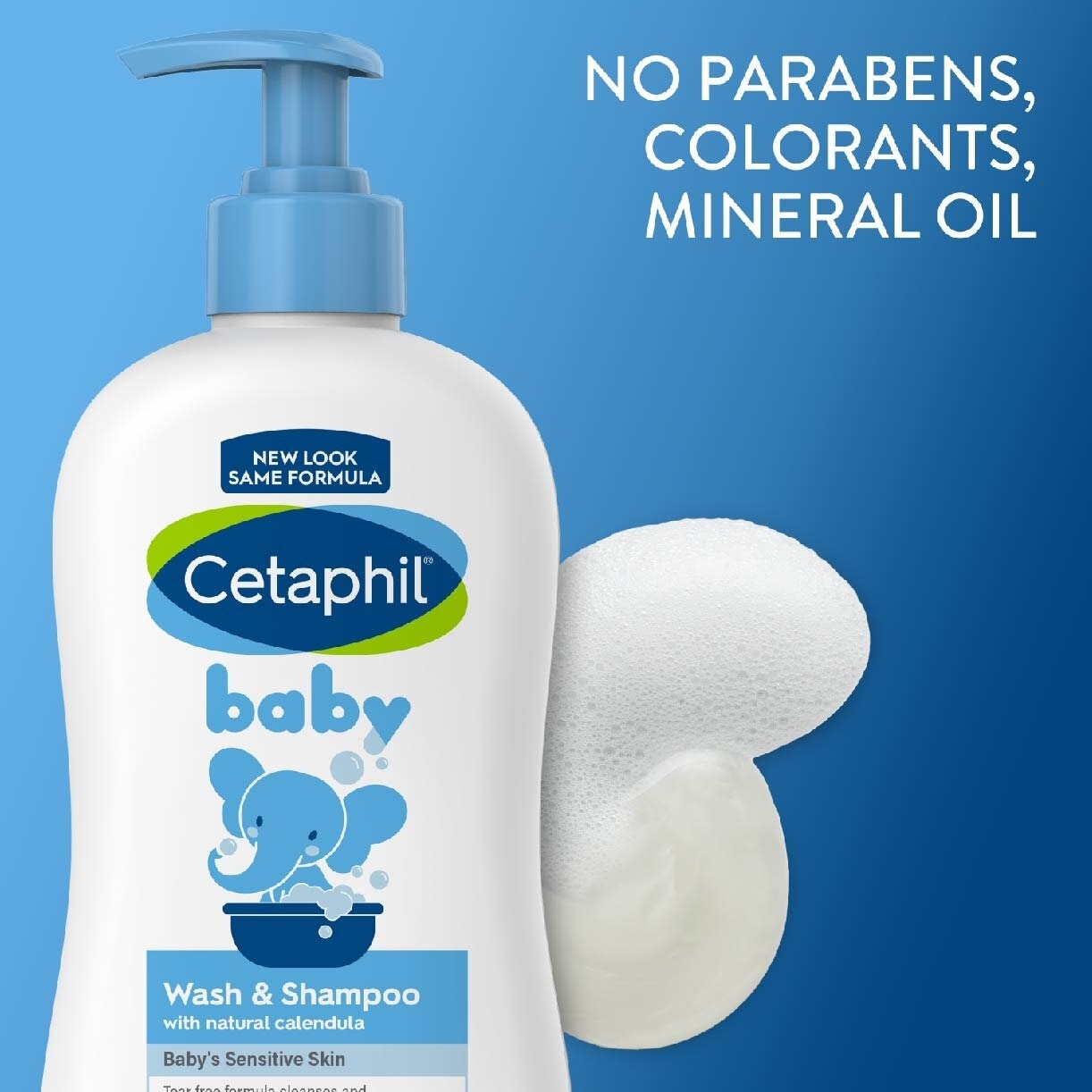 Baby Gentle Wash & Shampoo With Glycerin & Panthenol 400ml