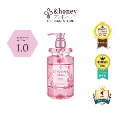 &HONEY - Sakura Deep Moist Shampoo Step 1 440ml