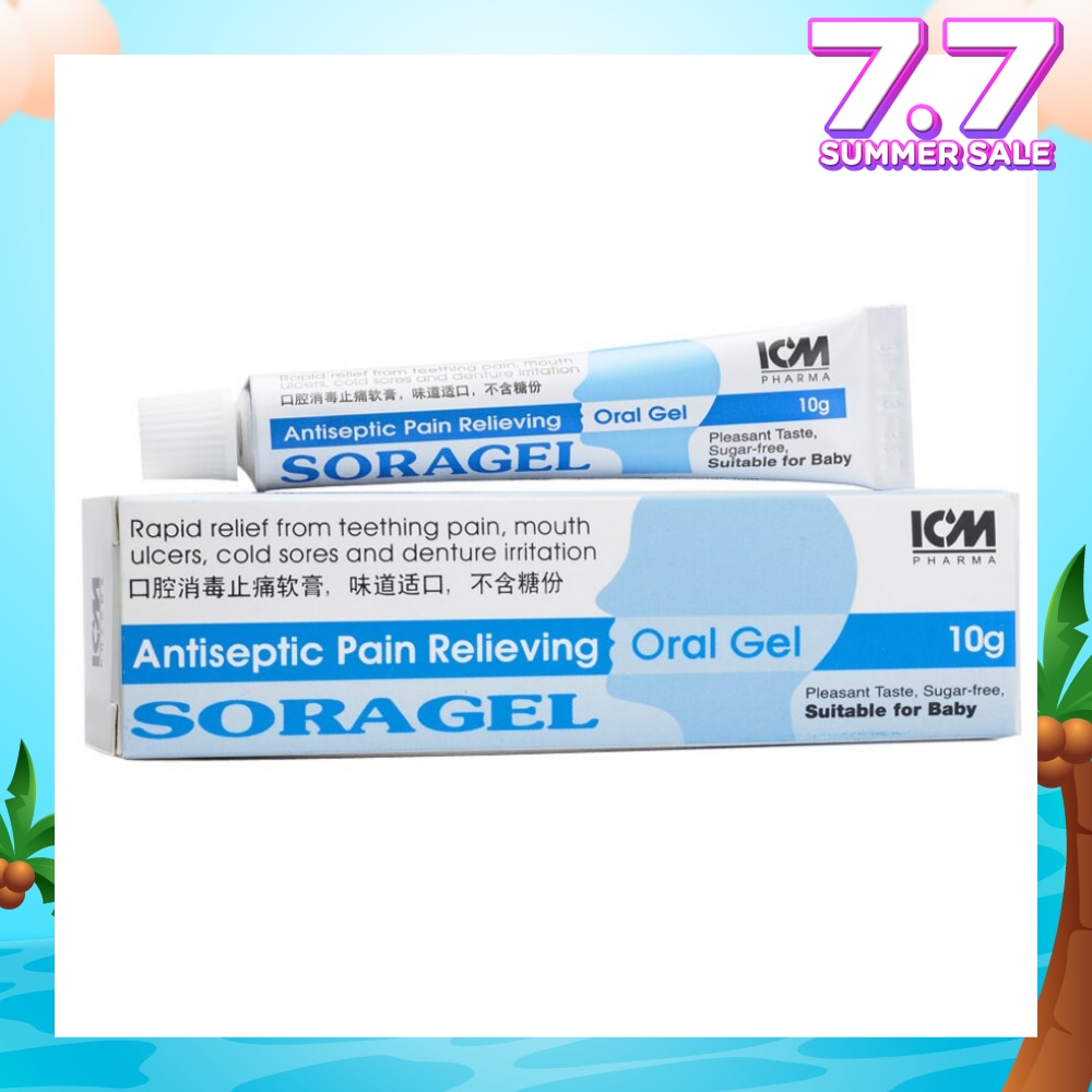 ICM Pharma Soragel Antiseptic Oral Gel 10g