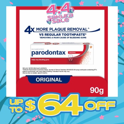 PARODONTAX - Original Fluoride Toothpaste 90g (Expiry: Oct`2026)