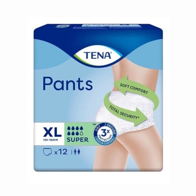 TENA Pants Super Adult Diapers XL 12s