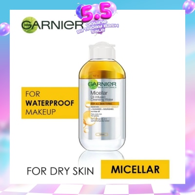 GARNIER - Skin Naturals Micellar Oil-Infused Cleansing Water (For Dry Skin) 125ml