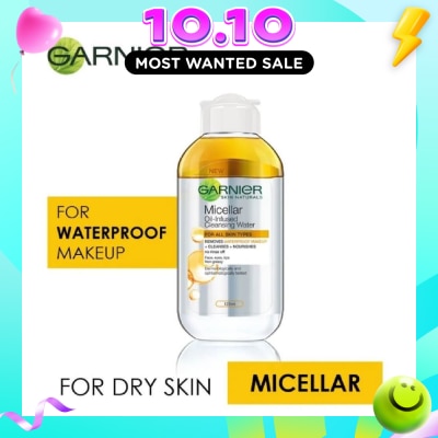 GARNIER Skin Naturals Micellar Oil Infused Cleansing Water (For Dry Skin) 125ml image