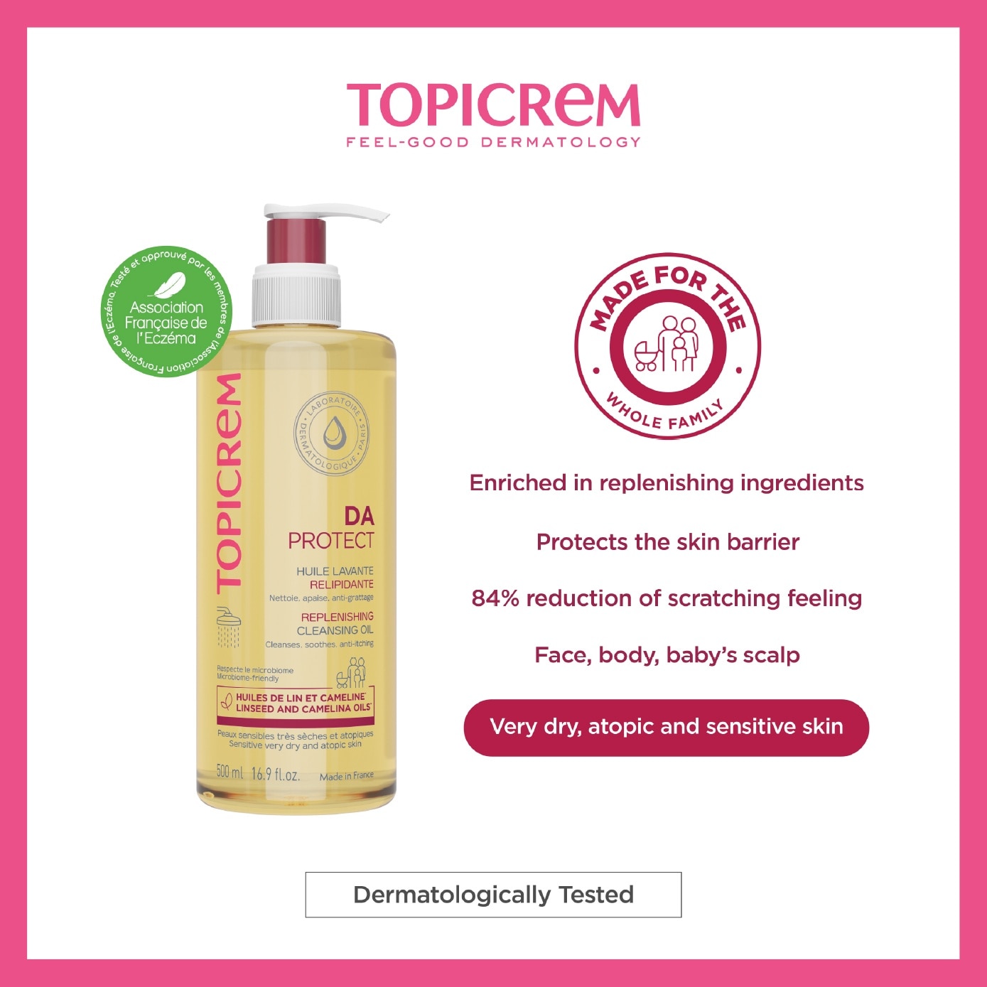 DA Protect Lipid-Replenishing Cleansing Oil 500ml image