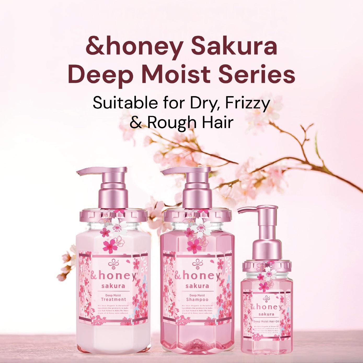 Sakura Deep Moist Hair Oil Step 3 100ml