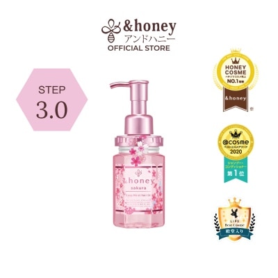 &HONEY - Sakura Deep Moist Hair Oil Step 3 100ml