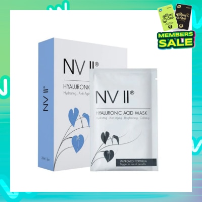 NVII Hyaluronic Acid Sheet Mask (For Hydrating, Anti-Aging, Brightening & Calming) 3s