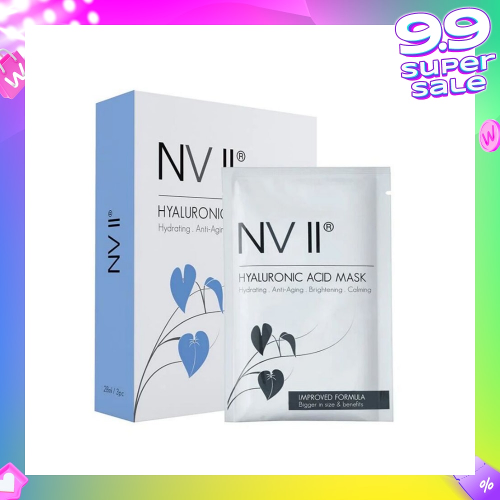 Hyaluronic Acid Sheet Mask (For Hydrating, Anti-Aging, Brightening & Calming) 3s