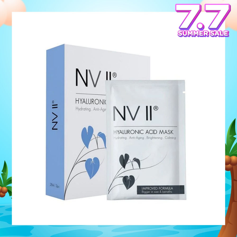 Hyaluronic Acid Sheet Mask (For Hydrating, Anti-Aging, Brightening & Calming) 3s