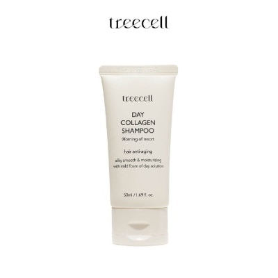 TREECELL Morning Of Resort Day Collagen Shampoo (For Repairs Damaged Hair & Reduces Hair Loss) 50ml