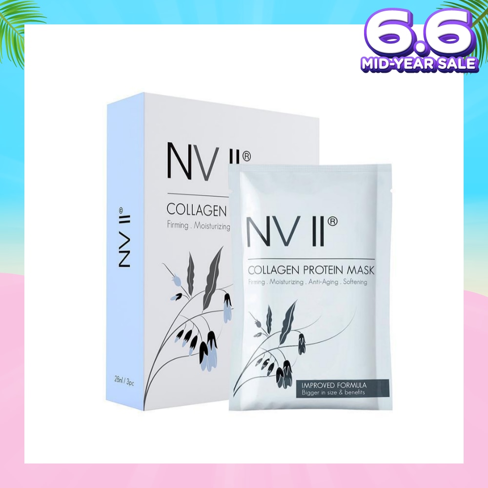 Collagen Protein Sheet Mask (For Firming, Moisturizing, Anti-Aging & Softening) 3s