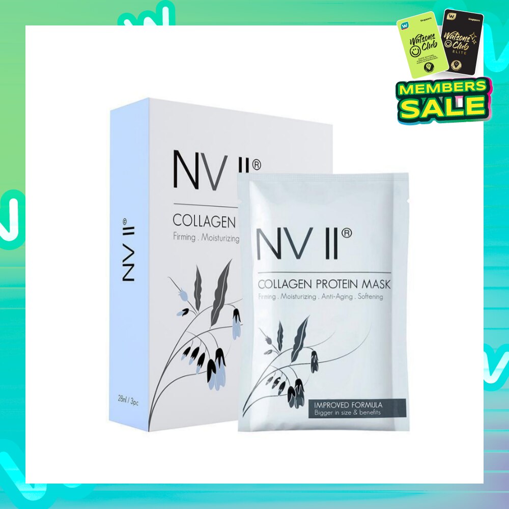 Collagen Protein Sheet Mask (For Firming, Moisturizing, Anti-Aging & Softening) 3s
