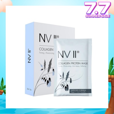 NVII Collagen Protein Sheet Mask (For Firming, Moisturizing, Anti-Aging & Softening) 3s