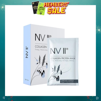 NVII - Collagen Protein Sheet Mask (For Firming, Moisturizing, Anti-Aging & Softening) 3s