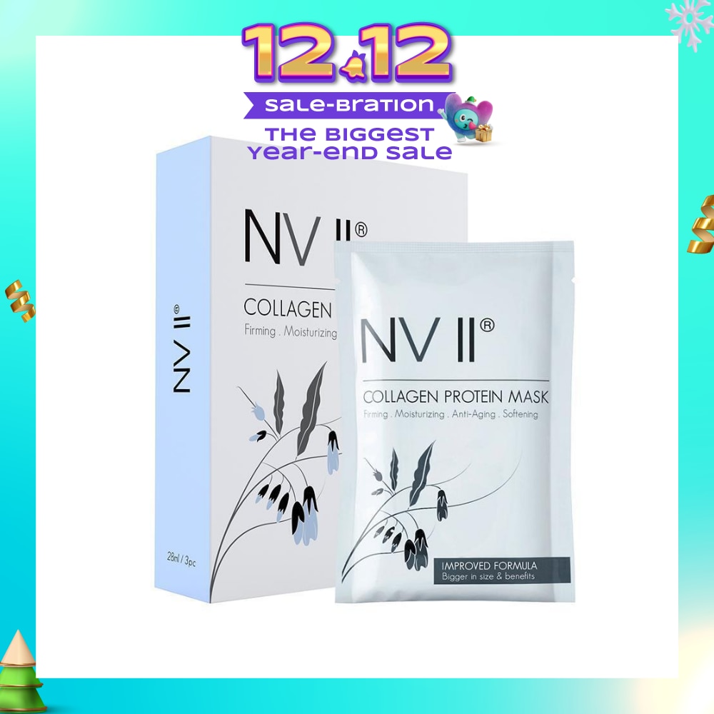 Collagen Protein Sheet Mask (For Firming, Moisturizing, Anti-Aging & Softening) 3s