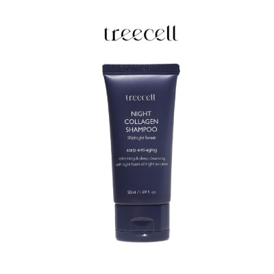 TREECELL Midnight Forest Night Collagen Shampoo (For Oily & Sensitive Scalp & Deep Cleansing) 50ml