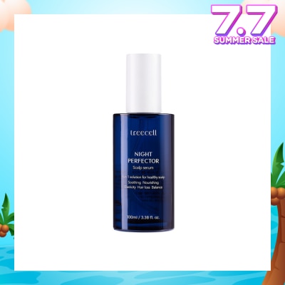 TREECELL Night Perfector Scalp Serum (To Soothing, Nourishing, & Elasticity Hair Loss Balance) 100ml